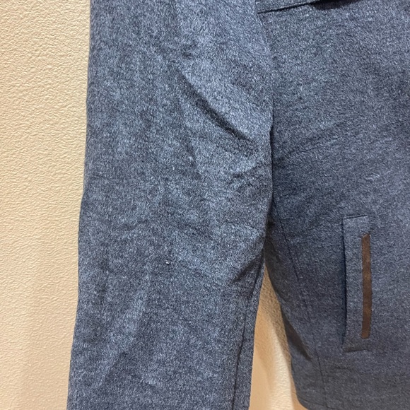 ENZO Tovare Men's  Button Peacoat  Wool Blend  Black Gray-Made In China Sz Small - Picture 2 of 10